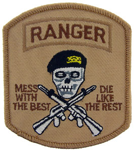 Patch-Army Ranger Mess With Best Desert