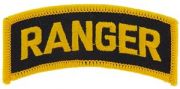 Patch-Army Ranger Tab Gold