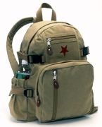 Vintage Khaki Star Backpack  Matches China Star T-shirt