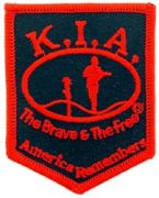 Patch-KIA Shield Black and Red