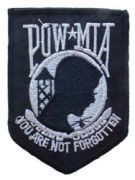 Patch-POW MIA Black