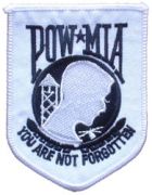 Patch-POW MIA White