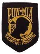 Patch-POW MIA Gold