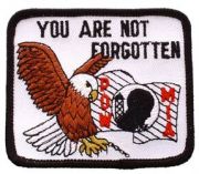 Patch-POW MIA Eagle  You Are Not Forgotten