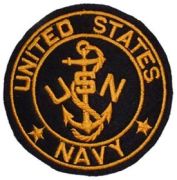 Patch-USN Logo Round