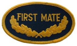 Patch-USN Oval 1st Mate