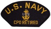 Patch-USN CPO Retired For Cap
