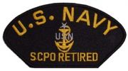 Patch-USN SCPO Retired For Cap