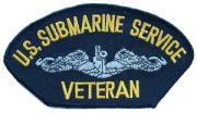 Patch-USN Sub Serv Vet For Cap