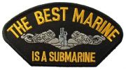 Patch-USN Best Marine Is a Submarine-for Cap
