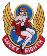 Patch-Lucky Eighth Nose Art