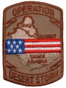 Patch-Operation Desert Storm  Kuwait   Saudi Arabia