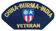 WWII CBI Veteran Patch For Cap