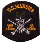 USMC Mess With The Best Black