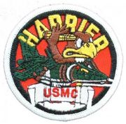 USMC Harrier Round Patch