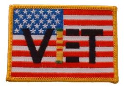 Vietnam Flag With Vet