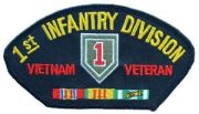 Vietnam 1ST Infantry For Cap