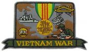 Vietnam War With Medal For Cap