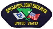 Operation Joint Endeavor Patch For Cap