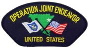 Operation Joint Endeavor Patch For Cap