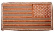 USA Flag Patch Rectangle Desert Right Arm