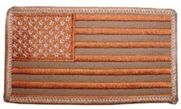 USA Flag Rectangle Desert Left Arm