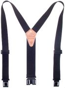 1 1/2 Inch Black Perry Suspenders