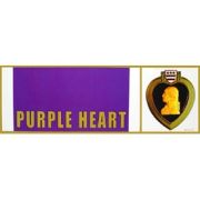 Purple Heart Bumper Sticker