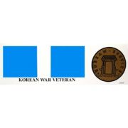 Korean War Veteran Ribbon Bumper Sticker