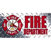 Fire Department Small Bumper Sticker