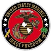 USMC Iraqi Freedom Decal