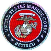 USMC Logo Retired Decal