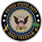 USN Iraqi Freedom Decal