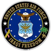 USAF Iraqi Freedom Decal
