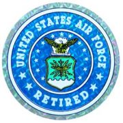 USAF Retired Logo Decal
