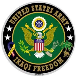 Army Iraqi Freedom Decal