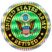 Army Logo Retired Decal