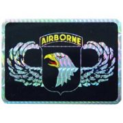 Army 101st Airborne Rectangle  Decal