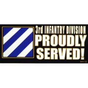 Army 3rd Infantry Bumper Sticker