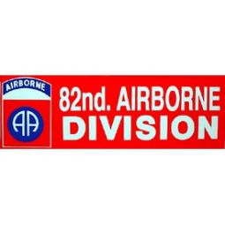 Army 82nd Airborne Bumper Sticker