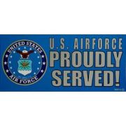 USAF Proudly Served Bumper Sticker