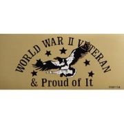 WWII Veteran Bumper Sticker