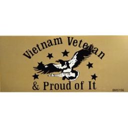 Vietnam Veteran Bumper Sticker