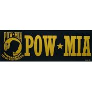 Pow Mia Gold Bumper Sticker