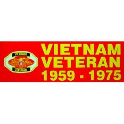 Vietnam Veteran 59-75 Bumper Sticker
