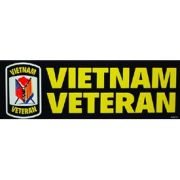 Vietnam Veteran Bumper Sticker