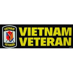 Vietnam Veteran Bumper Sticker
