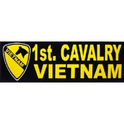 Vietnam 1st Calvary Bumper Sticker