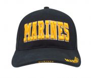 Marines Deluxe Low Profile Cap Gold Letters