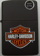 Harley Davidson Black Zippo With Shield